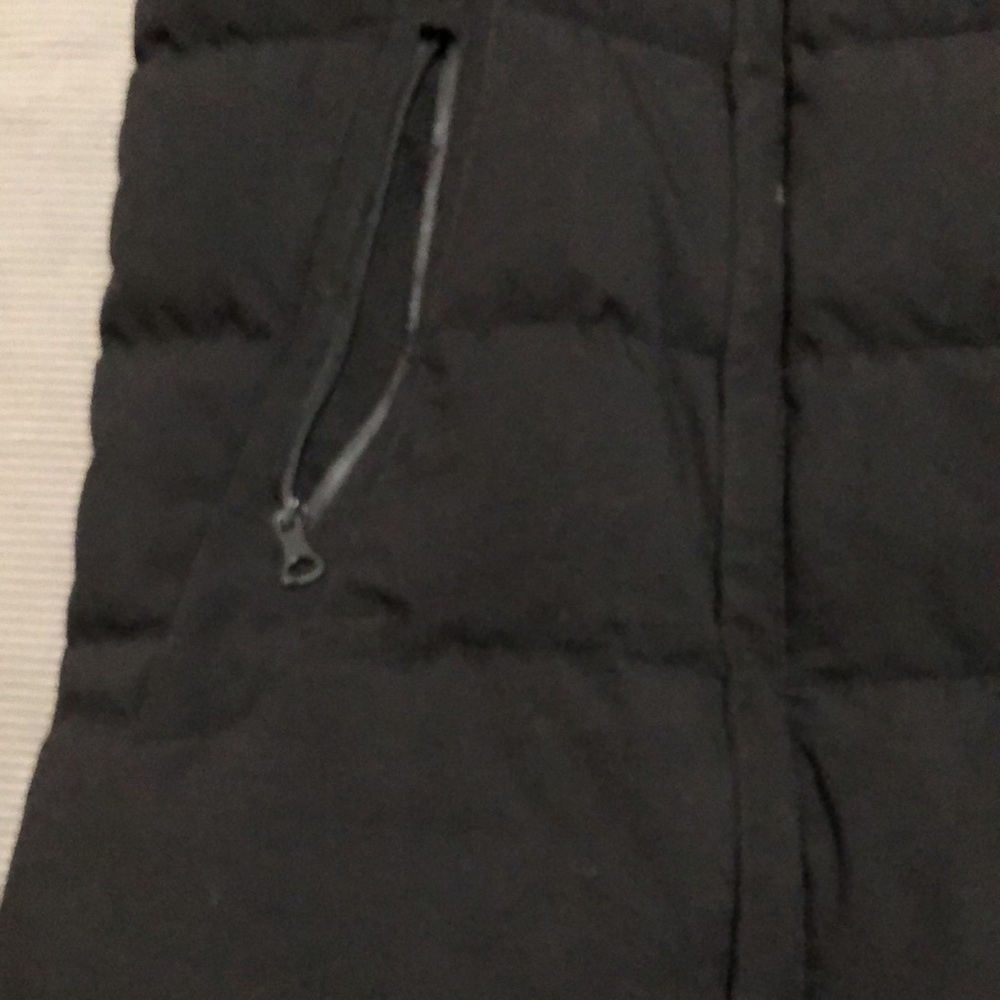 Men's black warm vest jacket - Picture 3 of 9